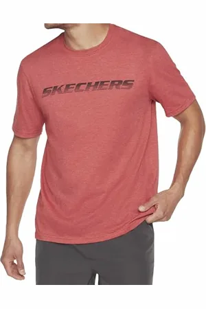 Skechers Herren Motion Tee T-Shirt, Red