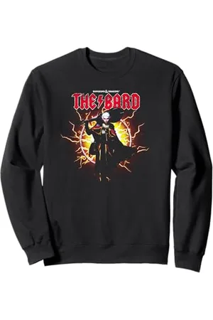 Dungeons & Dragons The Bard Metal Style Distressed Big Logo Sweatshirt