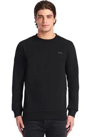 Inter Unisex Felpa Everyday Sweatshirt mit Rundhalsausschnitt, Erwachsene, offizielles Produkt, Kollektion Back to Stadium, 100% Baumwolle, geeignet für alle -blauen Fans, L