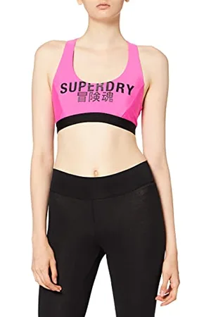 Superdry Womens Logo Crop TOP Bikini Set, , S