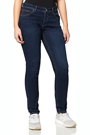 Marc O’ Polo B41914412075 Damen lässige Damen Jeans, Damen Hose im Used-Look, hochwertige Denim Jeans mit schmalem Schnitt, P63, 28W / 30L