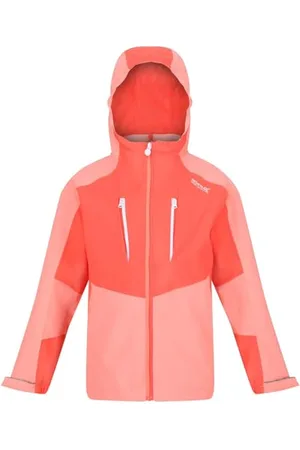 Regatta HightonJacket III ISOTEX wasserdichte, atmungsaktive Stretch-Kapuzenjacke für Kinder. Mit DWR-Gewebe und Mesh-Futter. Zum Spazieren und Wandern geeignet.