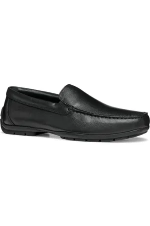 Geox Herren U Moner W 2FIT A Loafer, Black, 42.5 EU