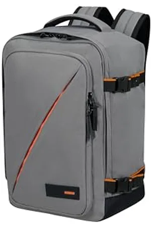 American Tourister Take2Cabin - Ryanair Cabin Bag 25 x 20 x 40 cm, 24 L, 0.40 kg, Hand Luggage, Airplane Backpack S Underseater, Gray (Dark Grey)