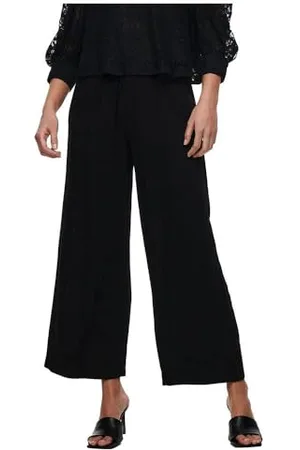 ONLY Female Paperbag Hose Weite Beinform Hose