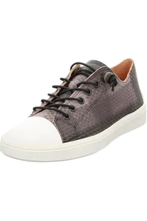 Think! Damen TURNA chromfrei gegerbte nachhaltige Halbschuhe, SCHWARZ/Kombi 9020
