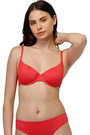 Lovable Damen Bügel-BH Plain Lurex Zweiteiliger Bikini, , 34 / D