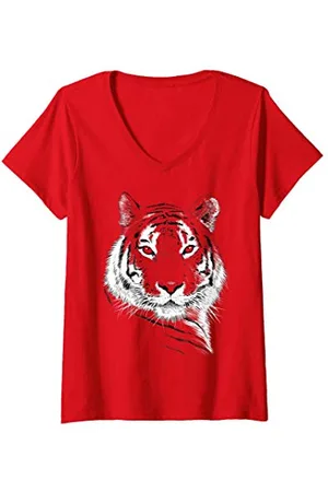 Tiger of Sweden Damen Skizze T-Shirt mit V-Ausschnitt