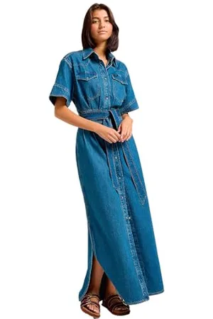 Lee Damen Maxi Western Casual Dress, , L EU