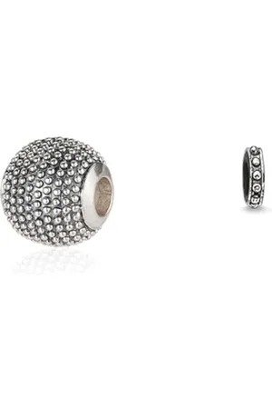 Thomas Sabo Unisex Bead Kathmandu geschwärzt Karma Beads 925 Sterling Silber K0008-001-12 & Unisex Stopper für Kette Armband Karma Beads 925 Sterling Silber KS0006-585-12