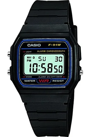 Casio Unisex ErwachseneArmbanduhr Digital Quarz Harz F-91W-1YER