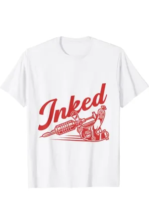 witzige und lustige Sprüche Inked Tattoos Spruch Geschenk Tattoowiererin Tattoowierer Ge T-Shirt