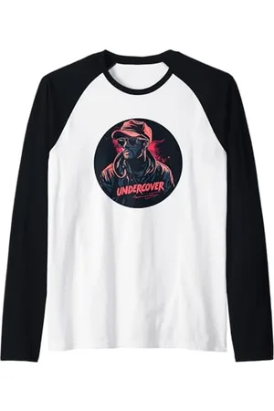 UNDERCOVER Cooler Kerl mit Sonnenbrille und Emblem Raglan