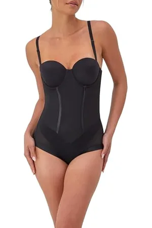Maidenform Damen Trägerloser Formender Body EASY UP COLLECTION STRAPLESS BODY BRIEFER FIRM CONTROL, Einfarbig, Gr. EU 75E (UK 34DD)