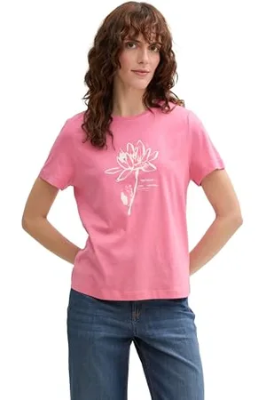 TOM TAILOR Hoodie Sweatshirt aus Scuba, Bright Rose, XXL