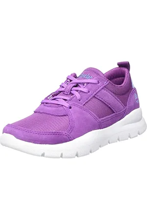 Timberland Boroughs Project L/F Ox (Youth) Sneaker Low Top, Medium Purple Suede, 32 EU