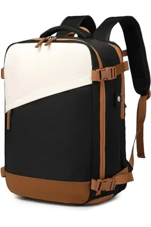Kono Carry-On Rucksack 45 x 30 x 18 Casual Daypack Wasserdichter Reiserucksack 15,6 Zoll Laptop-Rucksack Schultasche mit USB-Ladeanschluss und Schuhfach