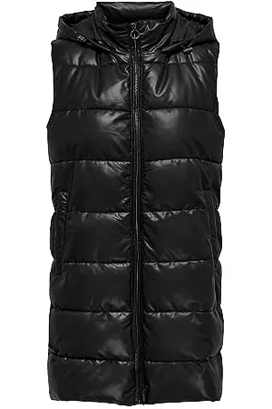 ONLY ONLNEWANJA FAUX LEATHER WAISTCOAT CC OTW