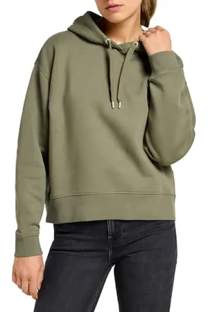 Lee Damen Logo Hoodie Sweatshirt, , L EU
