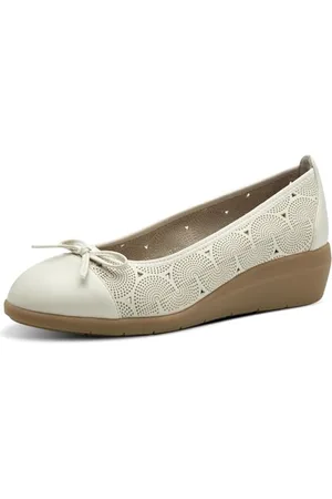 Jana Damen Ballerinas mit Keilabsatz Vegan, , 41 EU