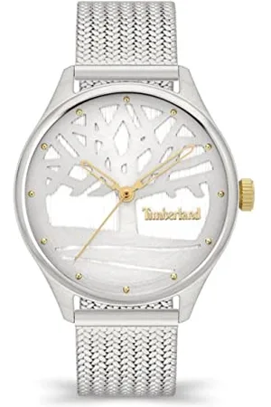 Timberland Damen Analog Quarz Uhr mit Edelstahl Armband TDWLG2200303