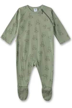 Sanetta Baby Jungen Newborn Schlafstrampler Overall 100% Bio-Baumwolle