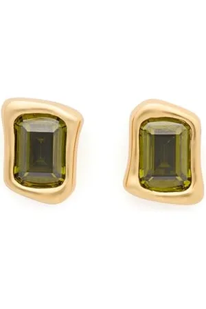 Kate Spade MOLTEN GLASS OHRRING Grün/Gold