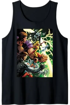 Marvel Thunderbolts Comic Cover Art Bucky and Team Tank Top