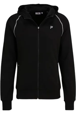 Fila Herren Lage Slim Sportjacke, Black, XL