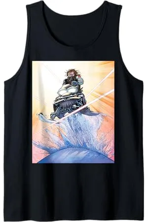 Marvel Studios Thunderbolts Comic Art Bucky Barnes Snow Jump Tank Top