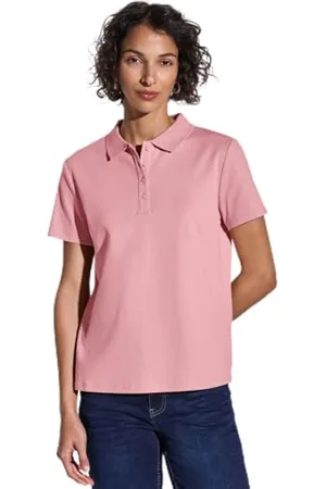 Street one Damen A322942 Poloshirt mit Rippstruktur, , 42