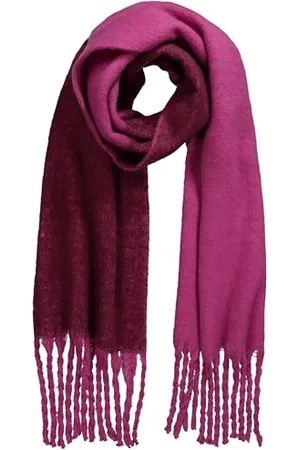 Ulla Popken Damen Boucle Streifen Schal, , Einheitsgröße