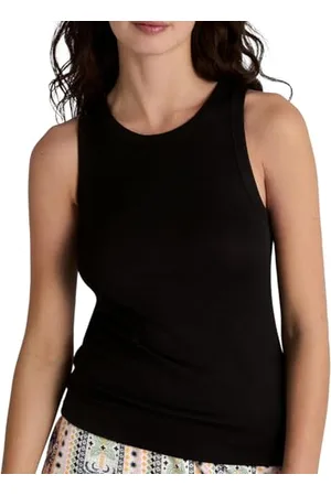 Calida Favourites Tank-Top Damen, Feinripp, schmaler Schnitt, weiche Qualität