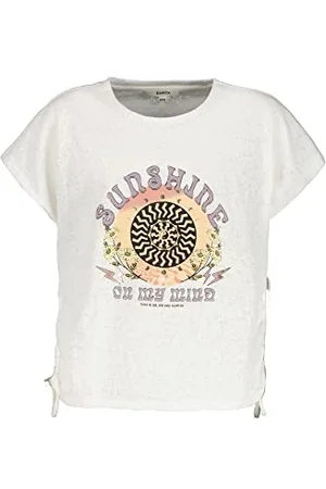 Garcia Kids Mädchen Short Sleeve T-Shirt, Off White, 128/134