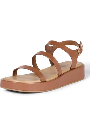 Amazon Damen Flatform-Sandalen mit Riemchen, , 39.5 EU