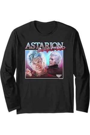 Dungeons & Dragons Astarion Careful Bite Retro Portrait Langarmshirt