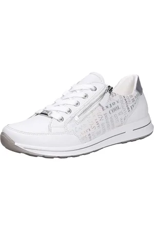 ARA Damen Osaka Sneaker, Nebbia,Silber, 42.5 EU Weit