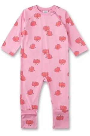 Sanetta Baby Jungen Newborn Schlafstrampler Overall 100% Bio-Baumwolle