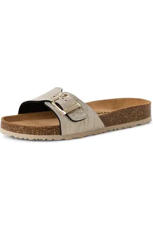 Tamaris Pantolette Damen Flach metallic,EU 37