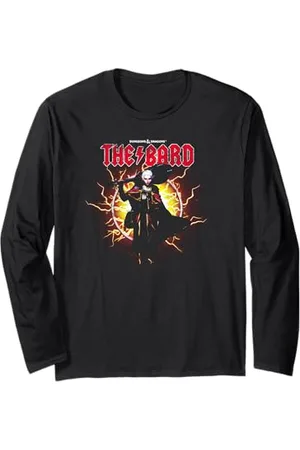 Dungeons & Dragons The Bard Metal Style Distressed Big Logo Langarmshirt