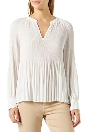 QS by s.Oliver Bluse mit Plissée-Struktur 38