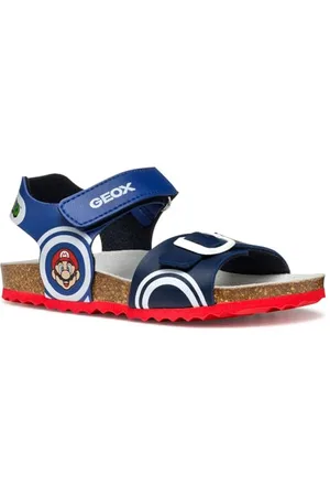 Geox J Ghita Boy D Sandal, Royal/Navy, 30 EU