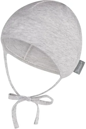 Sterntaler OCS Beanie Melange - weiche Beanie Mütze aus Melange Singlejersey (Bio) - Unisex Kopfbedeckung - Baby und Kinder Übergangsmütze mit Bindeband - , Größe 47