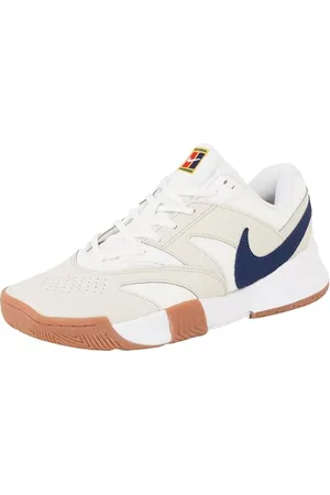 Nike Herren Court Lite 4 Men s Tennis Sneaker, Summit White/Light Bone/White/Binary Blue, 42.5 EU
