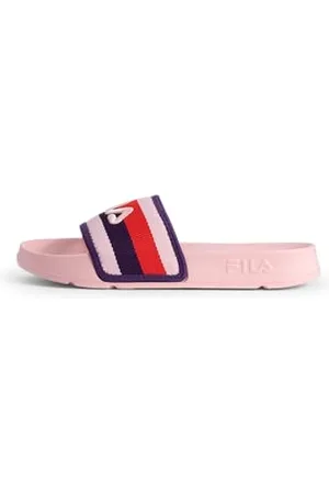 Fila Damen Morro Bay Stripes Slipper wmn Slide Sandal, Powder Pink-Charisma, 39 EU