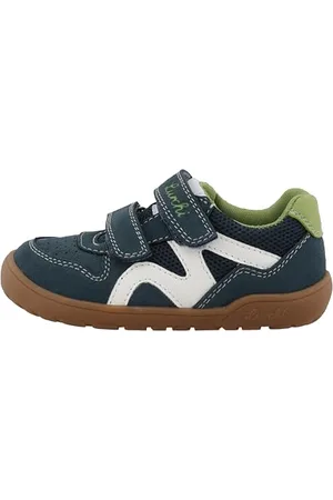 Lurchi Jungen Unisex Kinder 84L0013007 Sneaker, Jeans-Green, 24 EU Weit