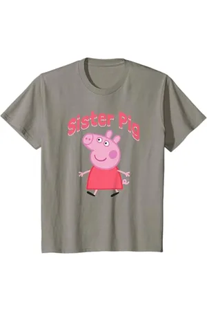 Peppa Pig Kinder Sister Pig Happy Smile Portrait T-Shirt