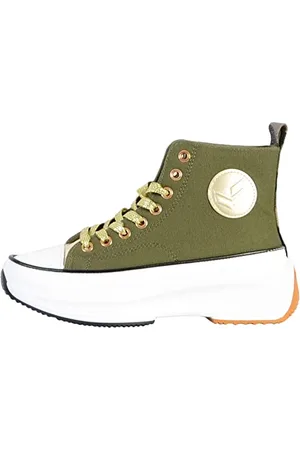 Kaporal 5 Unisex Christy Sneaker, kaki, 37 EU