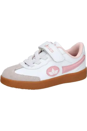 LICO Jungen Unisex Kinder Shuttle VS Sneaker, Weiss/Rosa, 30 EU