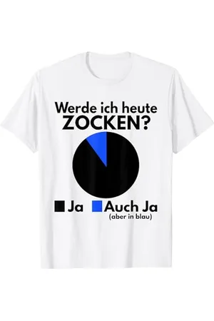 witzige und lustige Sprüche Lustige Zocker Gamer Spruch Geschenk Werde Ich Heute Zocken T-Shirt